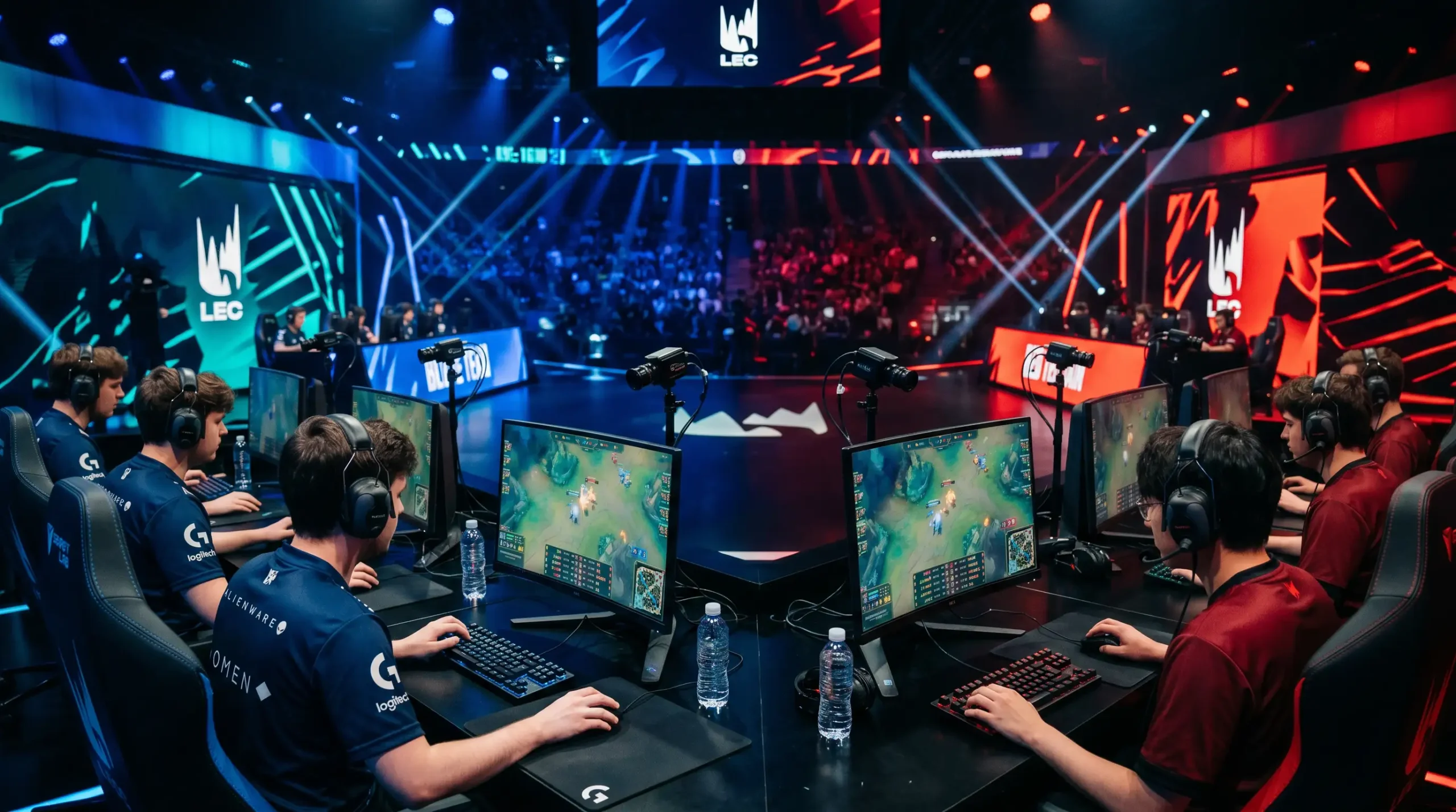 Momento de primera sangre en una partida profesional de League of Legends