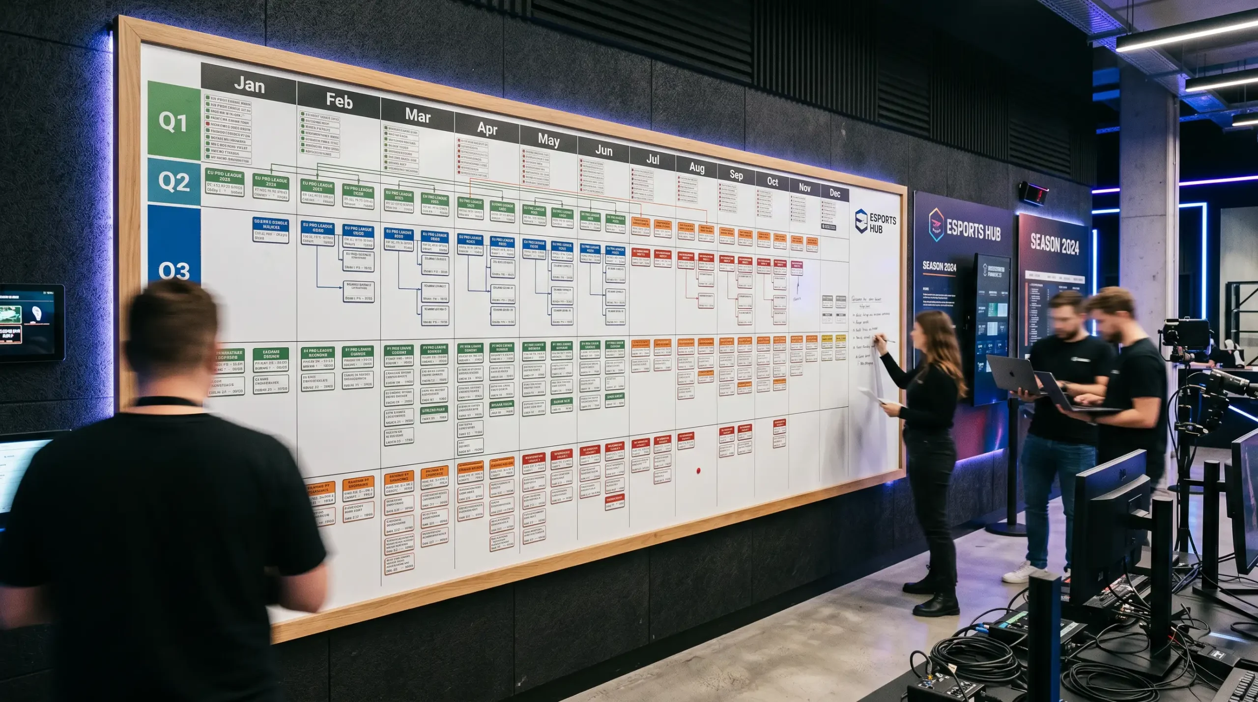 Calendario anual del circuito competitivo de League of Legends con las principales ventanas